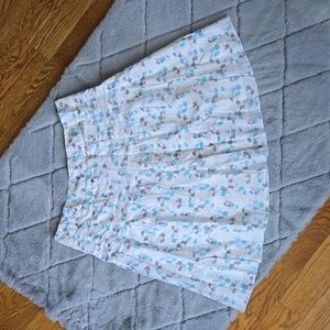 American Eagle White/Blue Skirt, Women's Size 10, Great Condition